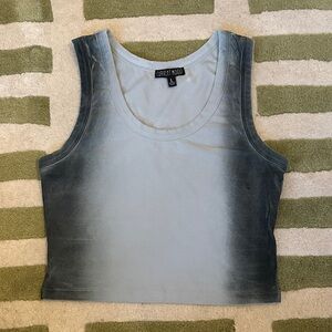 Dolls Kill Current Mood Gray Tank Top Crop